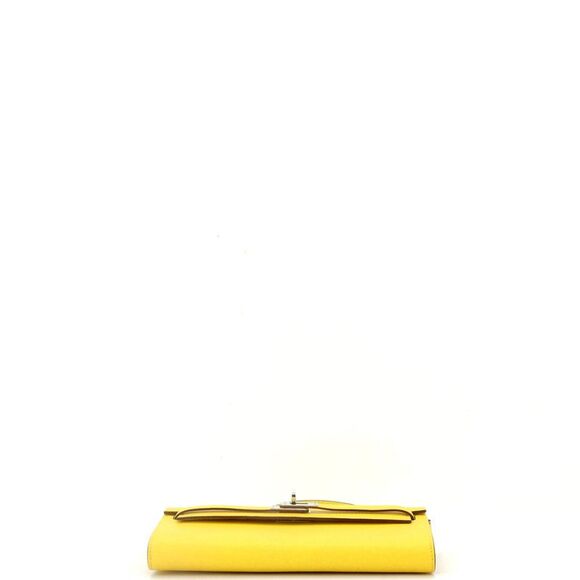 Hermes Kelly To Go Wallet Chevre Mysore Yellow - Picture 7 of 15